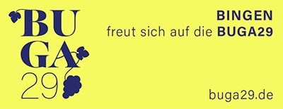 Logo "Bingen freut sich auf die Buga"