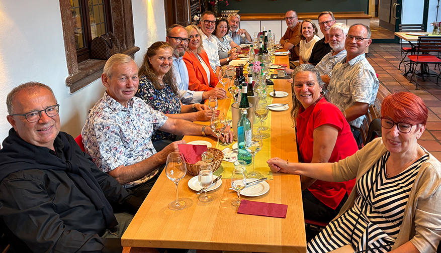 Treffen der Vertreterinnen und Vertreter von fünf BUGA- und IGA-Fördervereinen im Mittelrheintal.