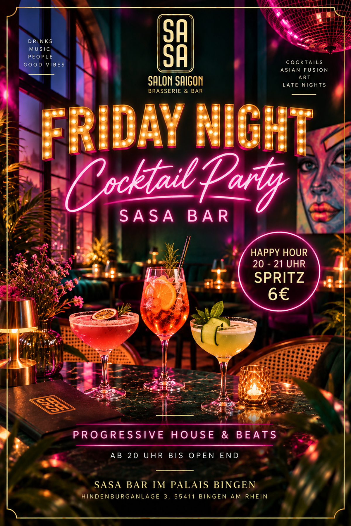 FRIDAY NIGHT = COCKTAIL NIGHT