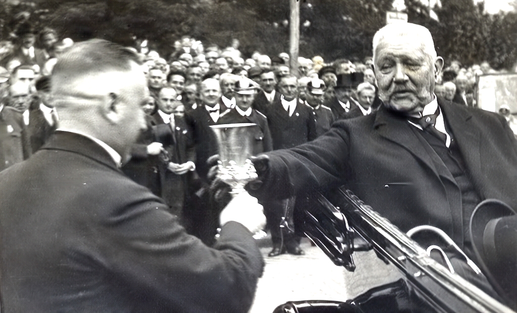 Vor 95 Jahren: Hindenburg in Bingen