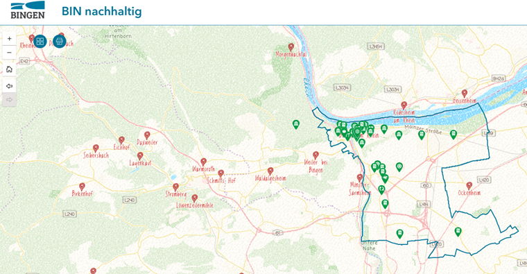 Stadtplan der Nachhaltigkeit