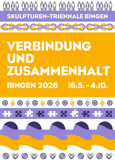2026 findet in Bingen wieder die Skulpturen-Triennale statt.