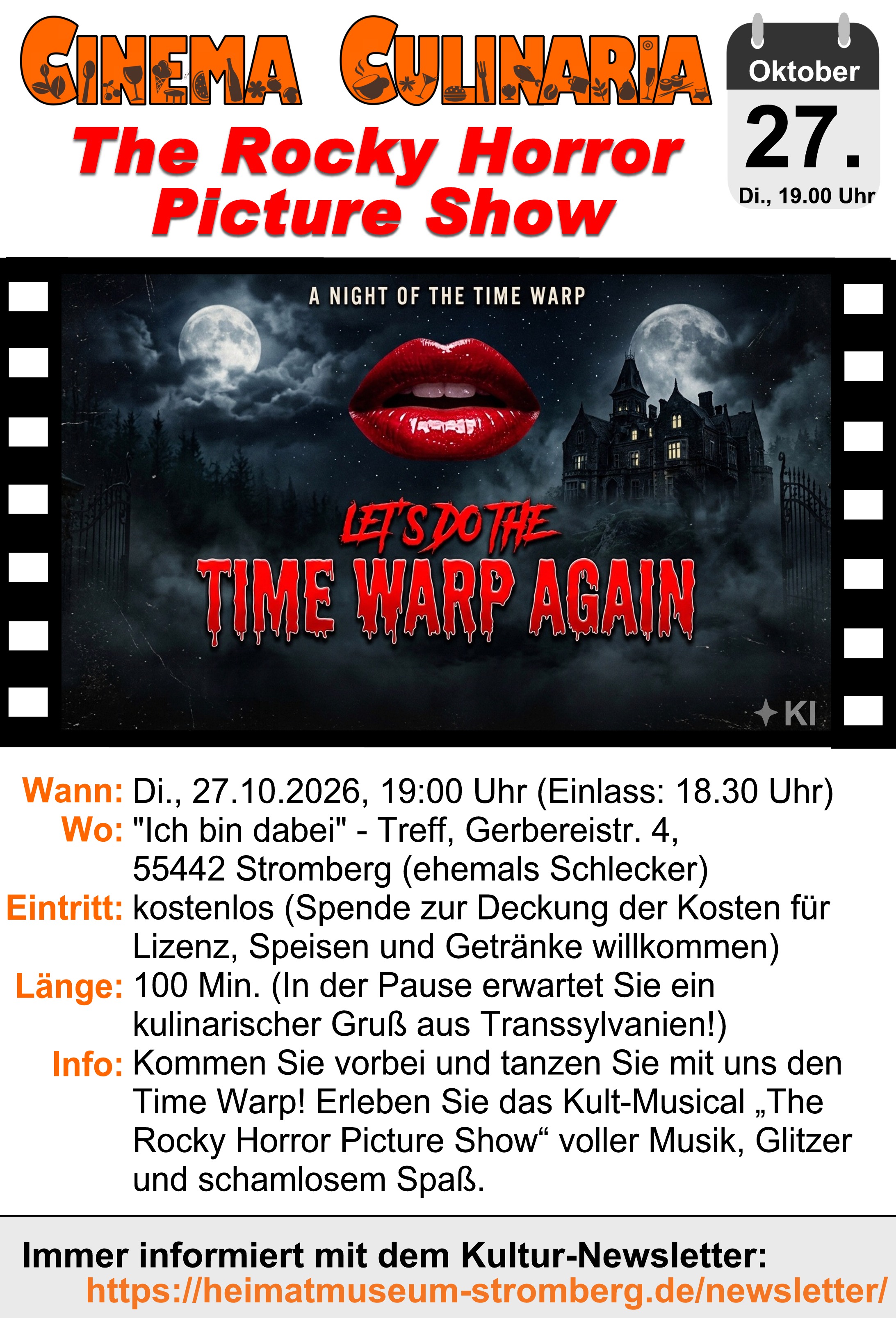 Film im Cinema Culinaria – The Rocky Horror Picture Show