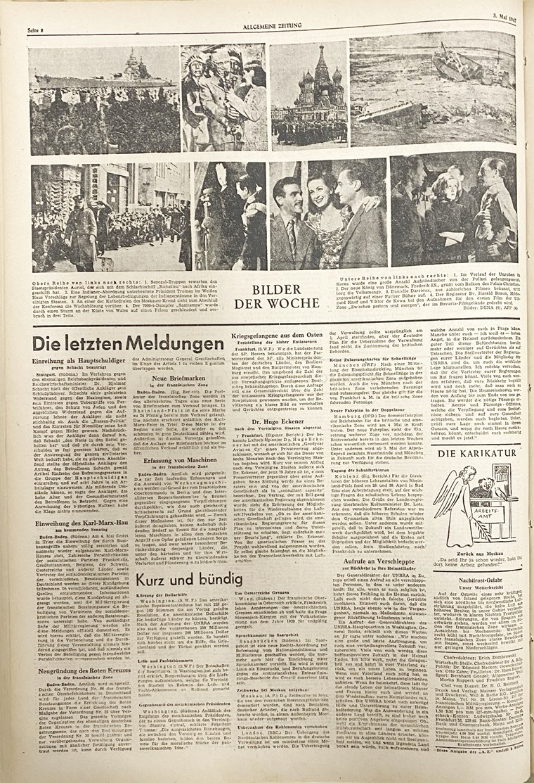 Allgemeine Zeitung, 3. Mai 1947, Seite 8