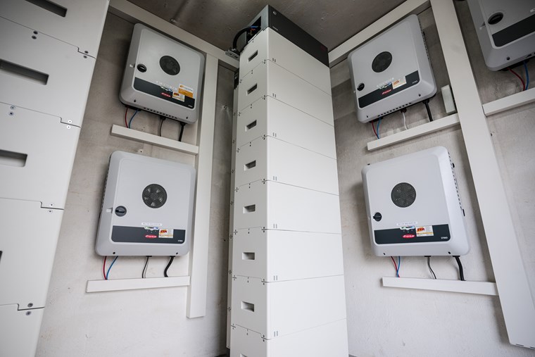 Batteriespeicher Kläranlage
