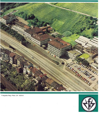 Sonderheft zur Firma Kirsten und Bauzaunplakat zur Bewerbung der dazugehörigen Ausstellung durch den Heimatverein