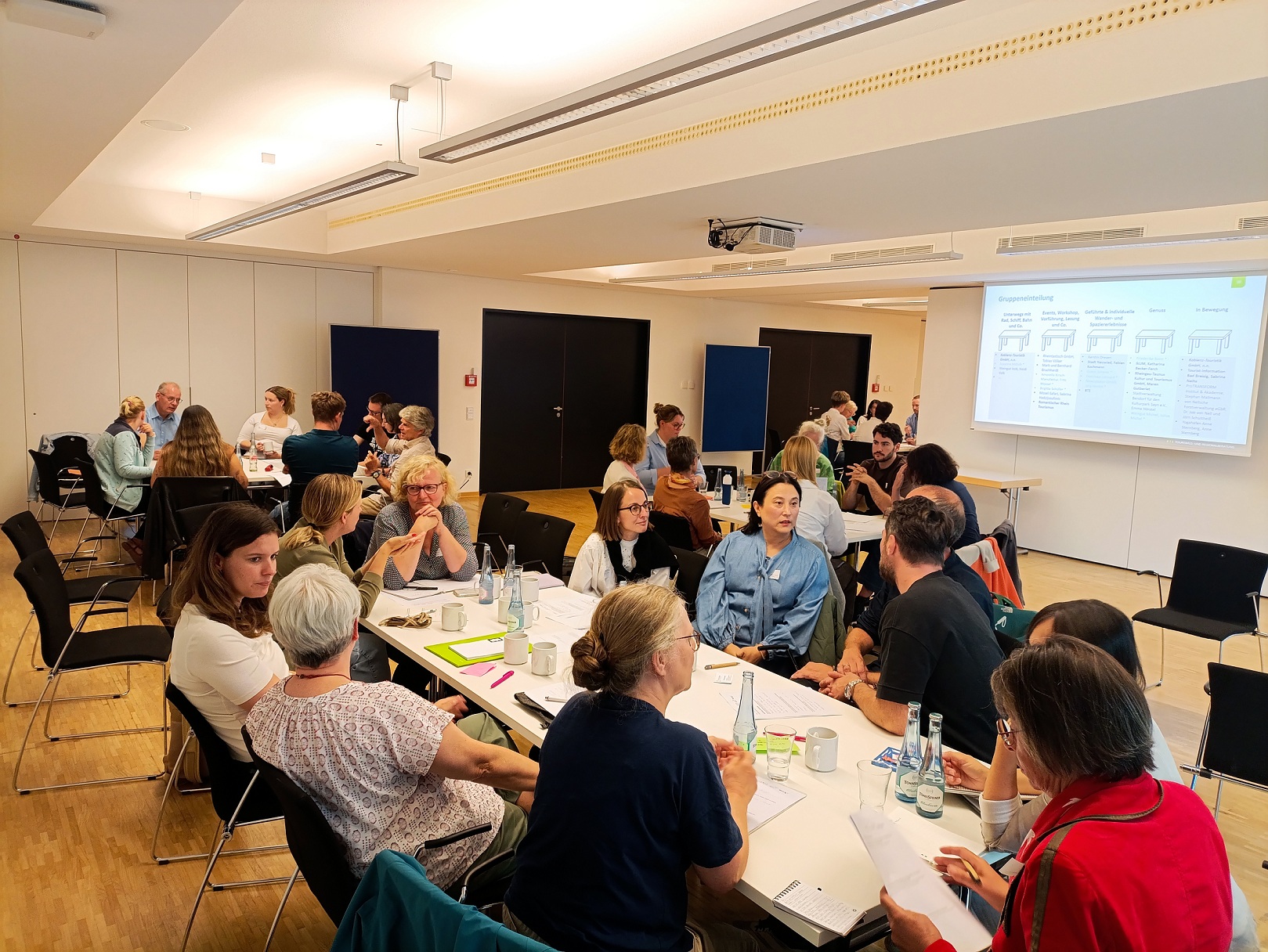 Teilnehmende der Produktwerkstatt im Rahmen des Projekts „BUGA-Erlebnispartner“