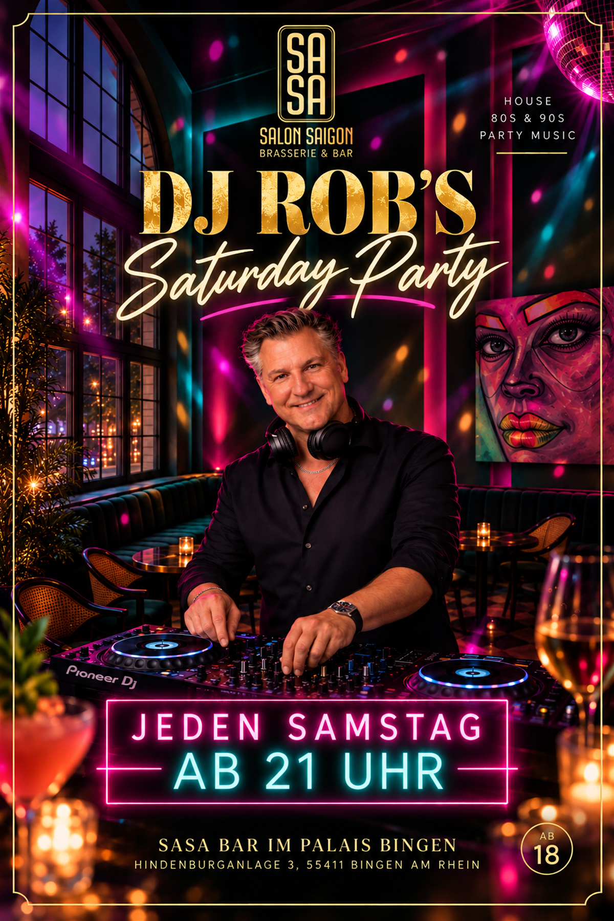 DJ ROB’S SATURDAY PARTY